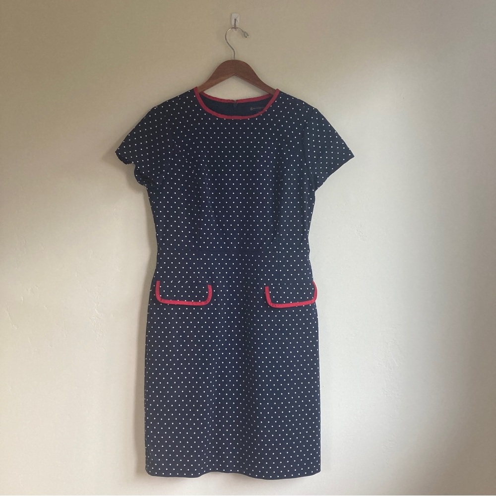 Brooks Brothers Polka Dot Dress Size 10